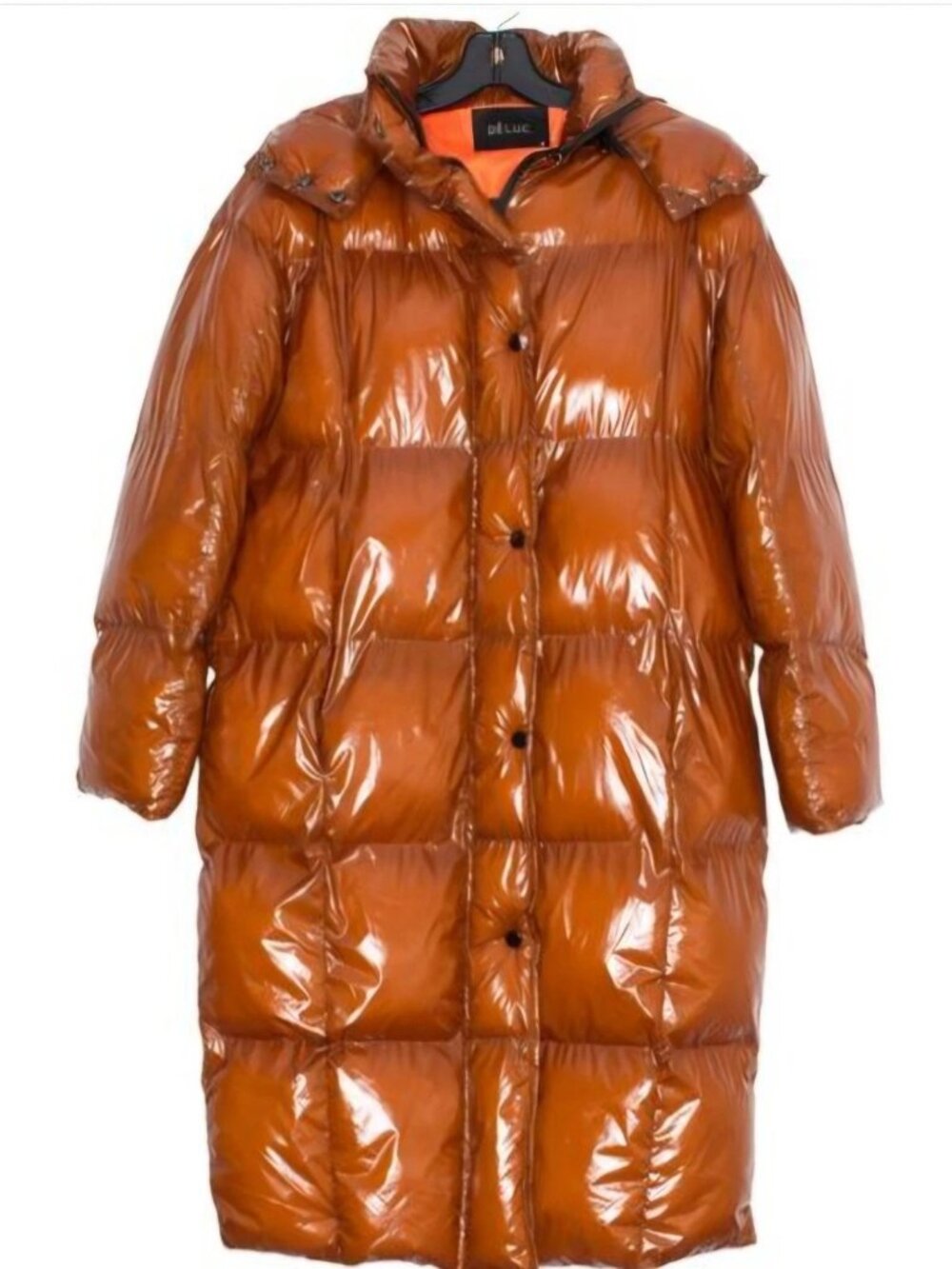 Women’s Rust Long Puffer Jacket SMALL